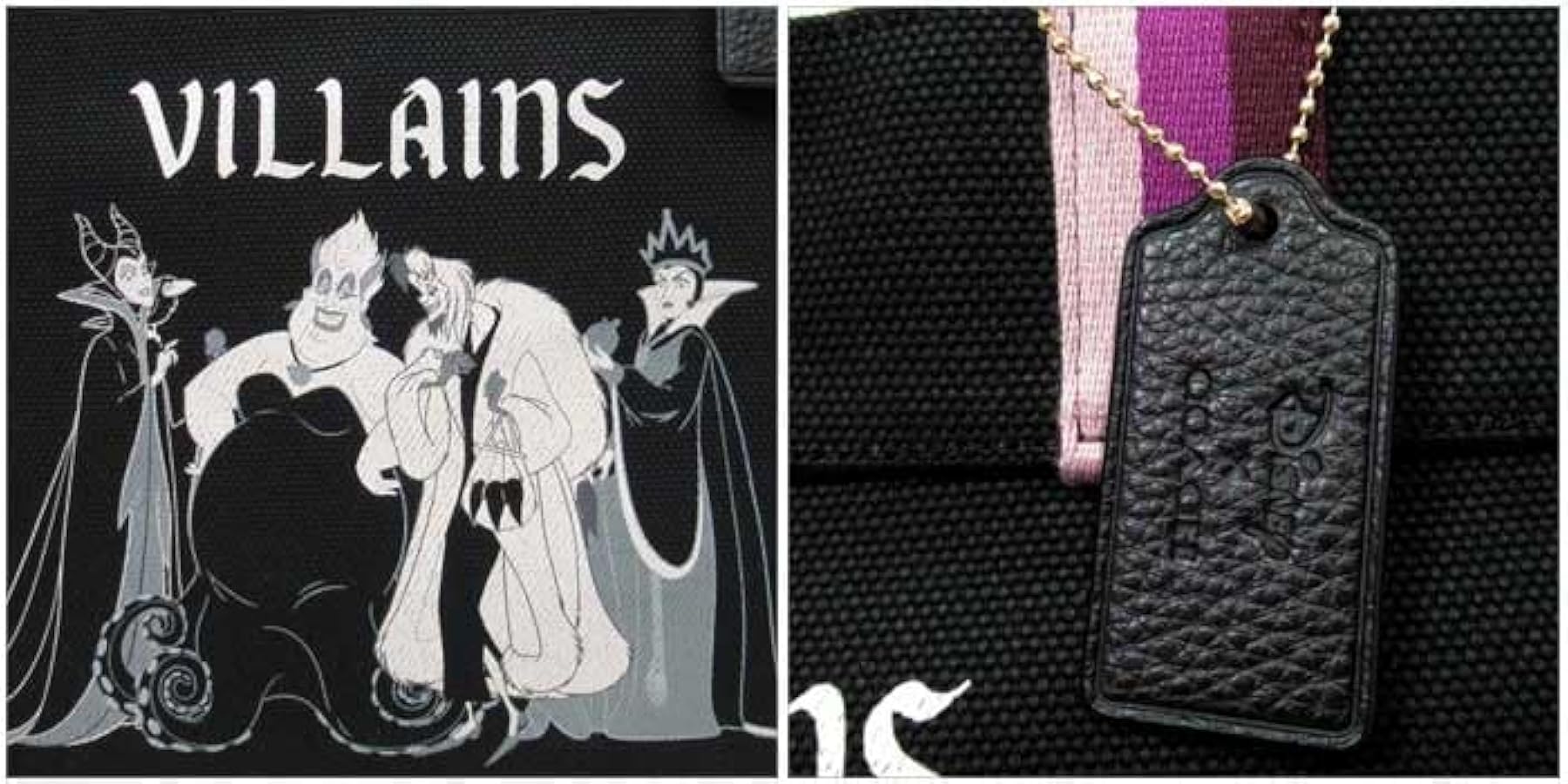 コーチ　ディズニー　コラボ　ヴィランズ　トートバッグ Coach x Disney コラボ 